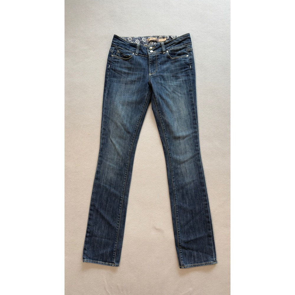 Paige Premium Denim Hidden Hills Bootcut Jeans Dark Wash Size 27 Double Button